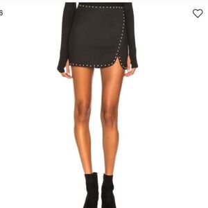 Helmut Lang Studded Mini Skirt - size 0